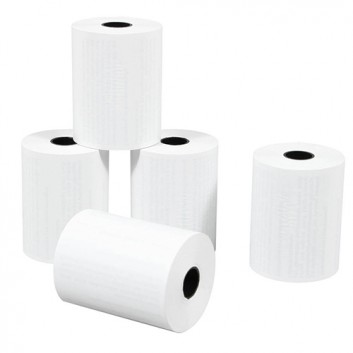  Thermorolle; 57 mm x 9 m (B x L); 12 mm (Hülse); 30 mm; Thermopapier 55g/m²; mit Druck für EC - Zahlung; weiß 