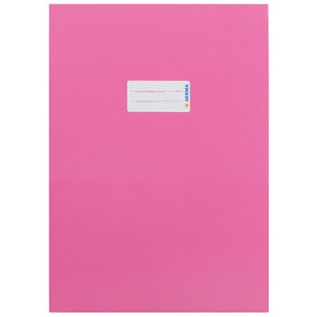  HERMA Heftschoner Karton; DIN A4; uni, leicht glänzend; pink; 19749; Karton, extrastark; mit Beschriftungsetikett 