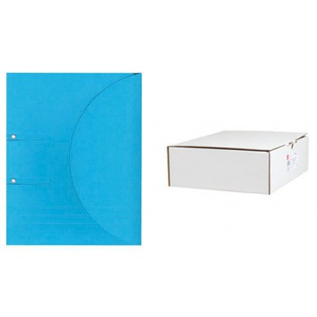  ELCO Ordo collecto - Ordner-Ablagemappen; intensiv blau; für DIN A4 - 231 x 313 mm; FSC-Karton 315 g/qm; mit 20 mm Seitenfalte; mit Klettverschluß 