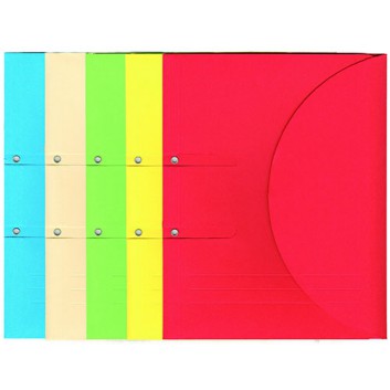  ELCO Ordo collecto - Ordner-Ablagemappen; verschiedene Farben; für DIN A4 - 231 x 313 mm; FSC-Karton 315 g/qm; mit 20 mm Seitenfalte 