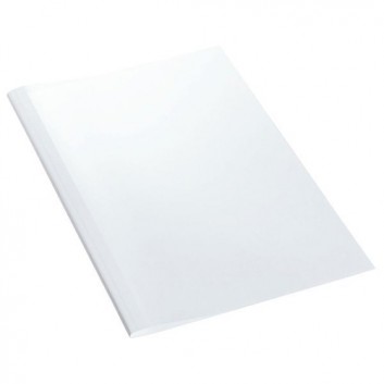  LEITZ Thermobindemappe; DIN A4; 3 mm; 30 Blatt; weiß; Karton 240 g/qm; Foliendeckblatt 0,15 my 