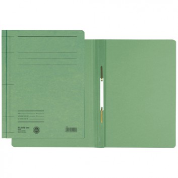  LEITZ Schnellhefter Rapid; grün; für DIN A4; Manila-Karton; 250 g/qm; für ca. 250 Blatt; Heftmechanik für Standartlochung 