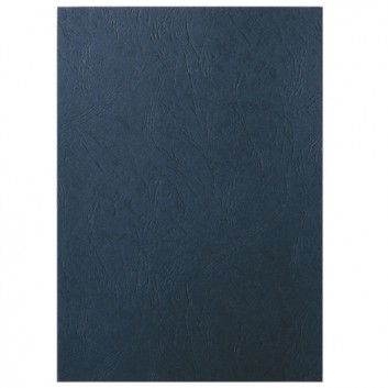  LEITZ Deckblatt Lederoptik; DIN A4; blau / rot / schwarz; Ledergenarbter Karton 240 g/qm 