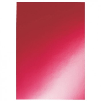  LEITZ Deckblatt Hochglanz; DIN A4; rot; Hochglanzkarton 240 g/qm 
