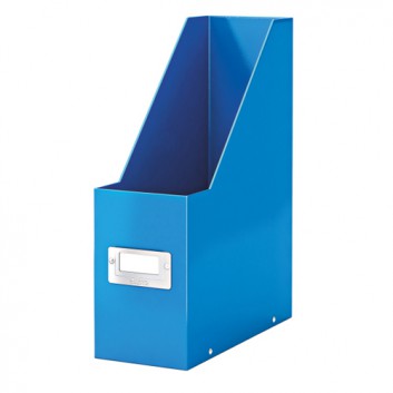  LEITZ Stehsammler Click & Store; blau; 103 x 253 x 330 mm (B x T x H); Fassungsvermögen: 94 mm; Aufbau mittels Druckknöpfe; Griffloch 