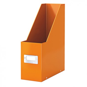  LEITZ Stehsammler Click & Store; orange; 103 x 253 x 330 mm (B x T x H); Fassungsvermögen: 94 mm; Aufbau mittels Druckknöpfe; Griffloch 