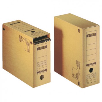  LEITZ Archiv-Schachtel; 120 x 270 x 325 mm (B x H x T); natronbraun; für DIN A4 