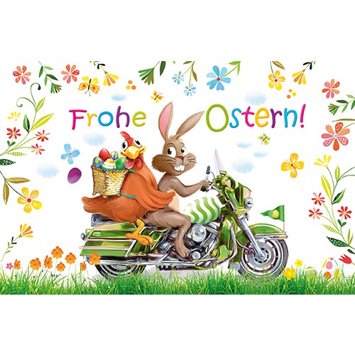 Glückwunschkarte, Ostern