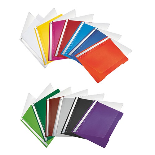 schwarz Farbe 25 PVC Schnellhefter DIN A4 